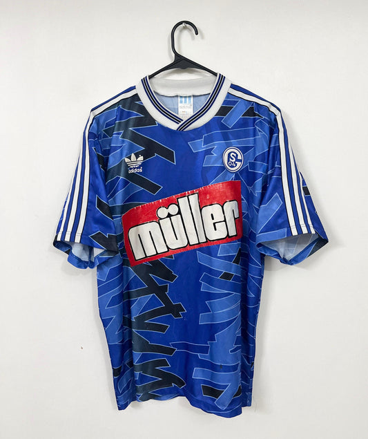 Schalke 1993-94 home shirt, M size