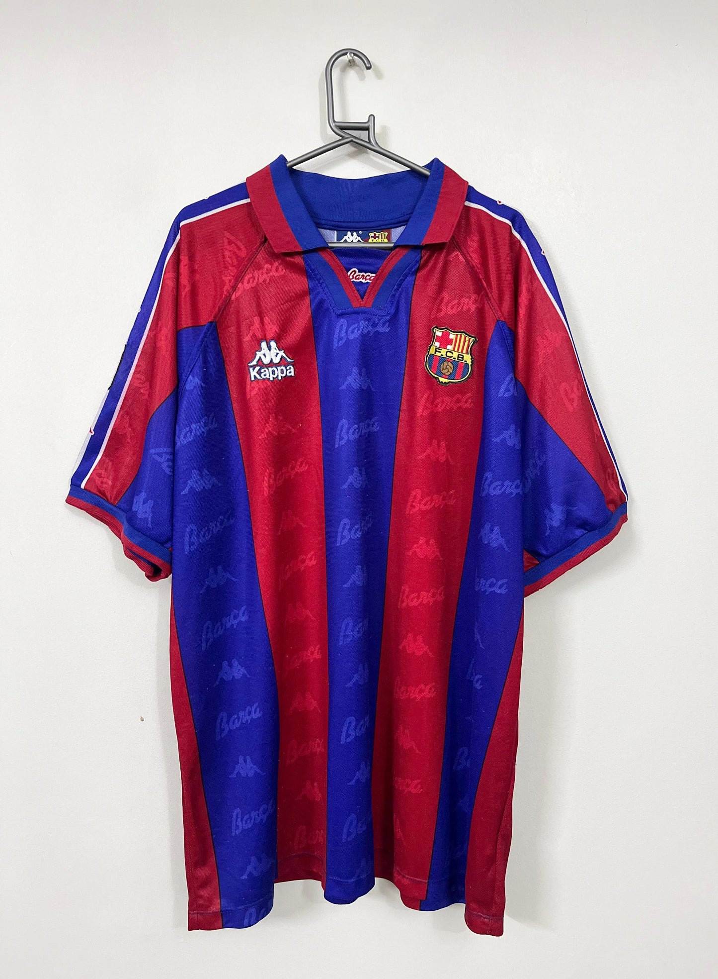 FC Barcelona 1995-97 home shirt, Luis Figo 7, M size