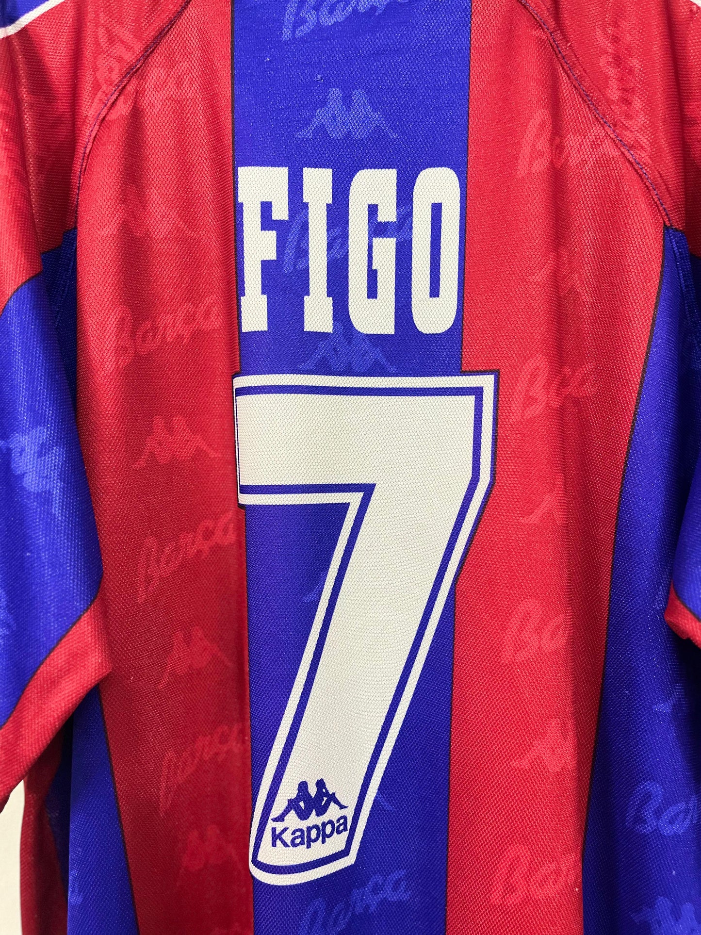 FC Barcelona 1995-97 home shirt, Luis Figo 7, M size