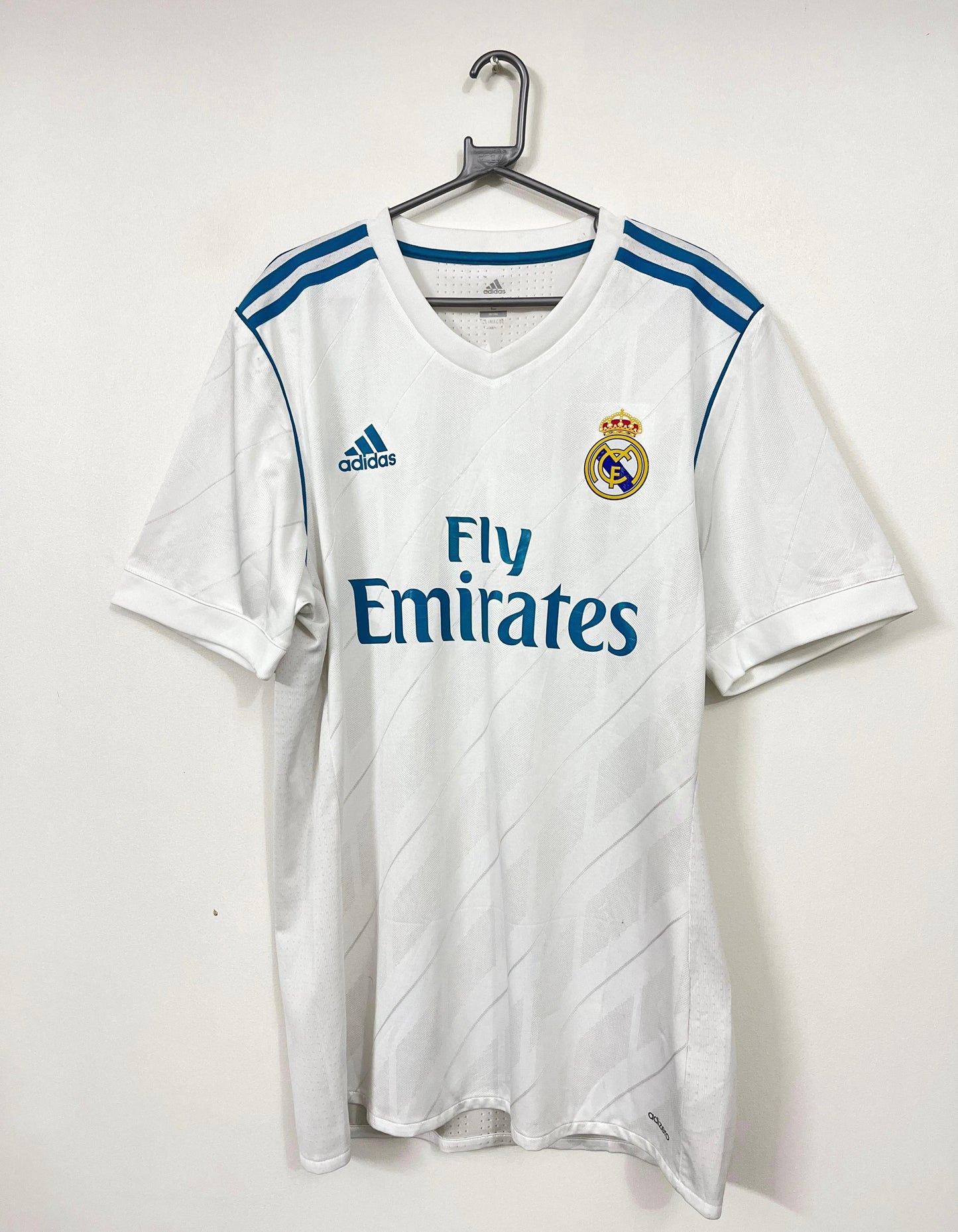 Real madrid Adizero 2017-18 home , Cristiano Ronaldo L Size