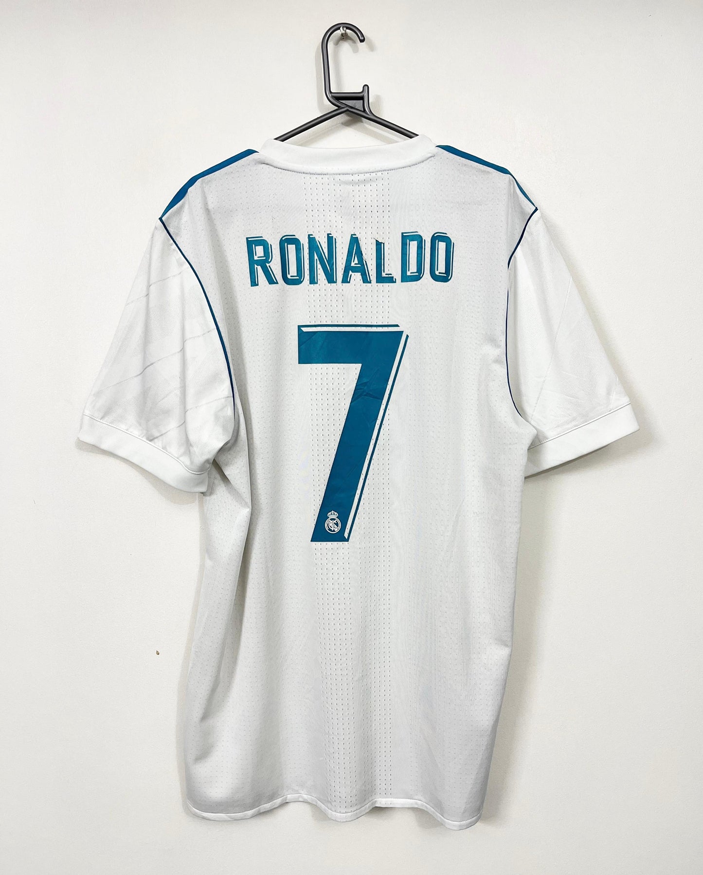 Real madrid Adizero 2017-18 home , Cristiano Ronaldo L Size