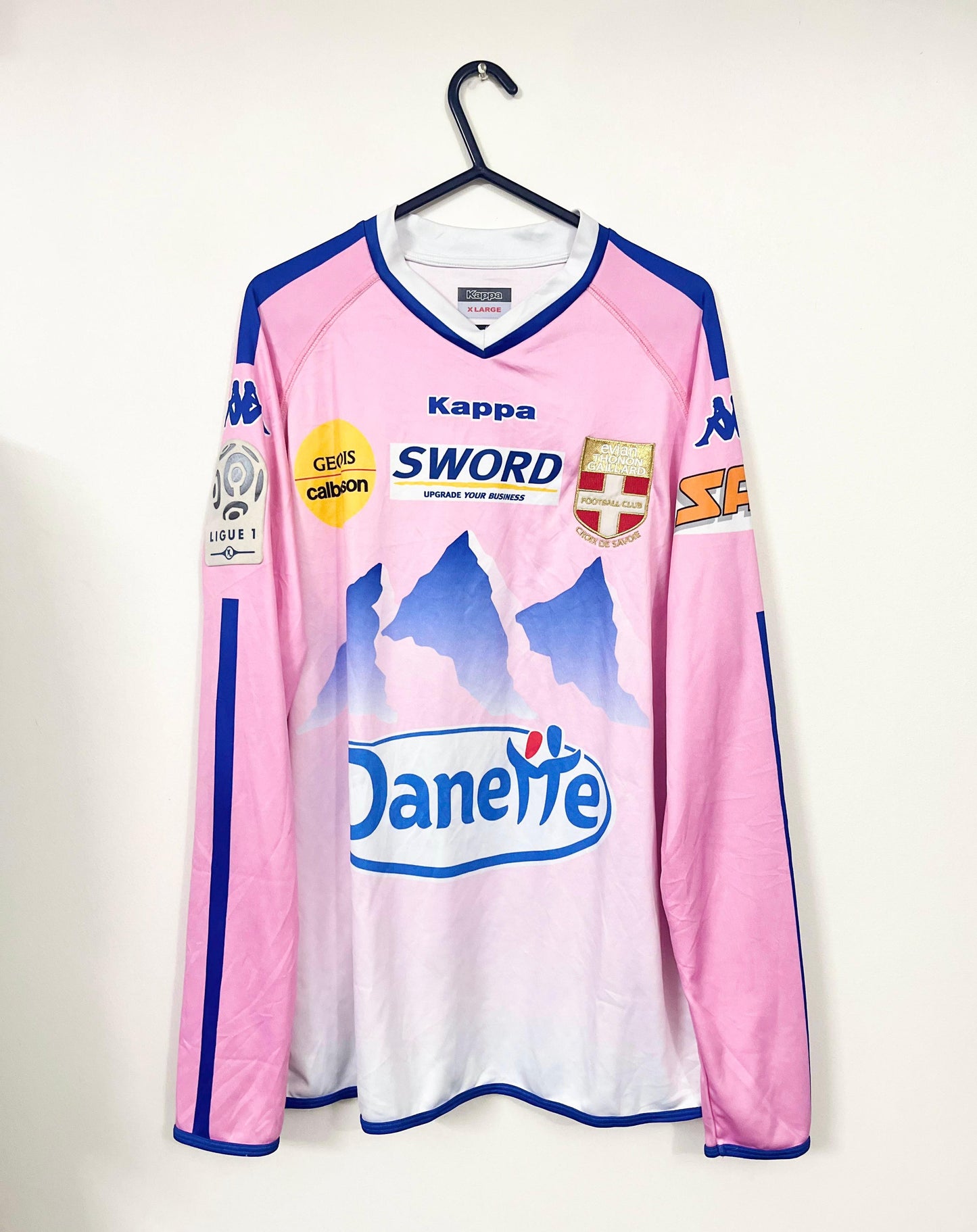 Evian Thonon Gaillard 2011-12 Away Shirt, XL size