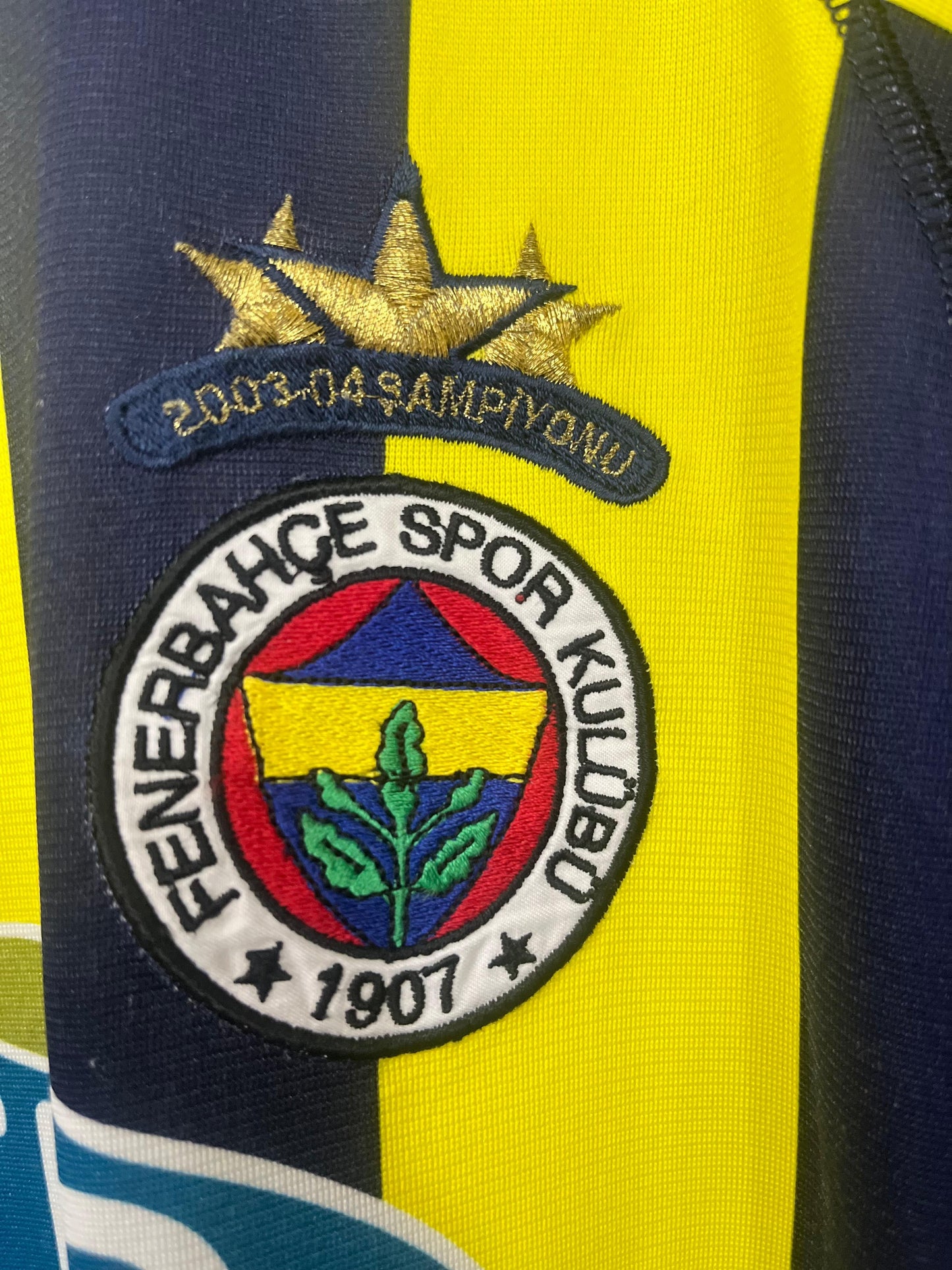 Fenerbache 2003-04 home shirt, XL size