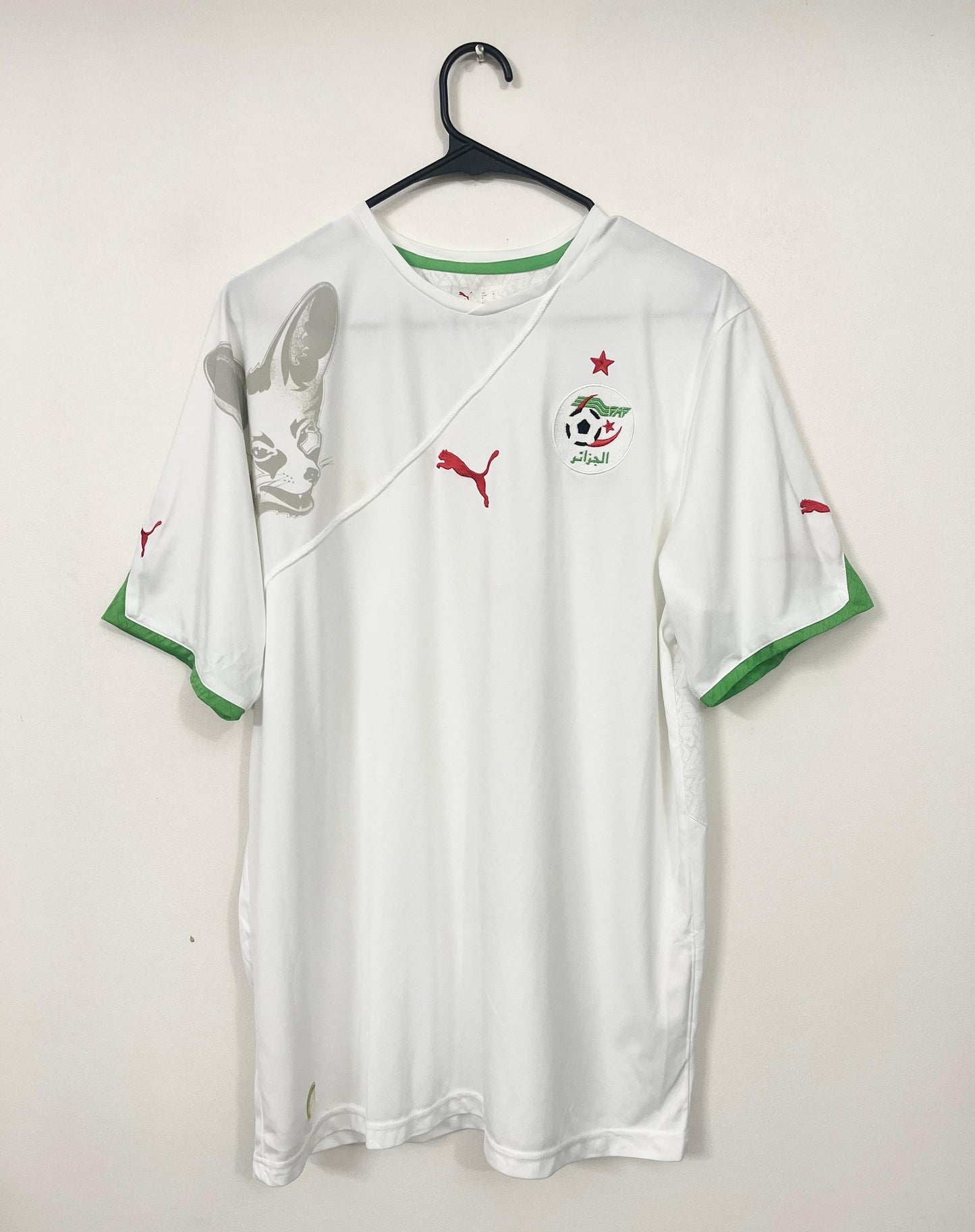 Algeria 2010 home shirt, L size