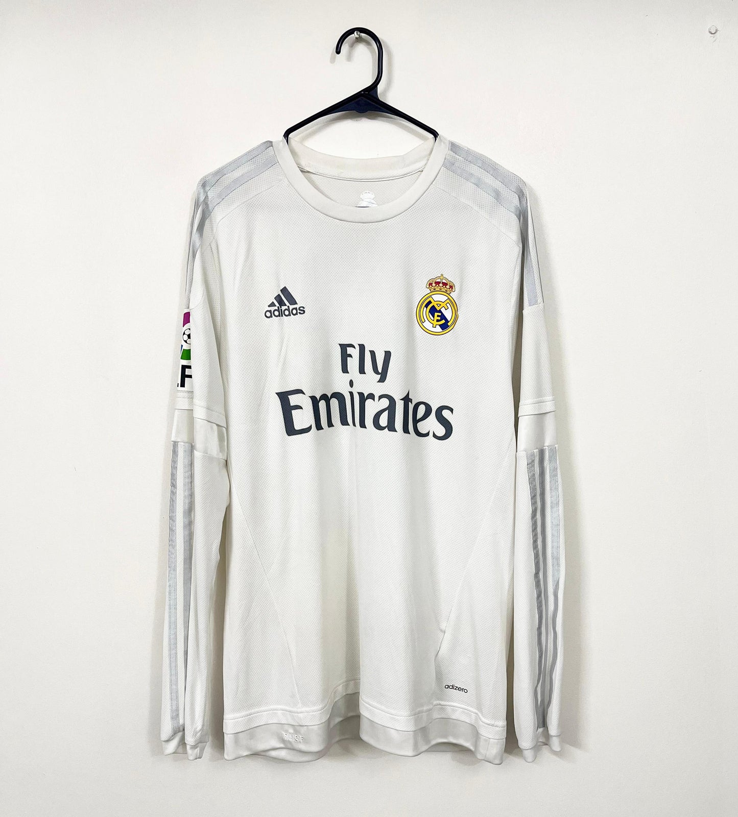 Real Madrid Match issue 2015-16 home shirt player version size 8