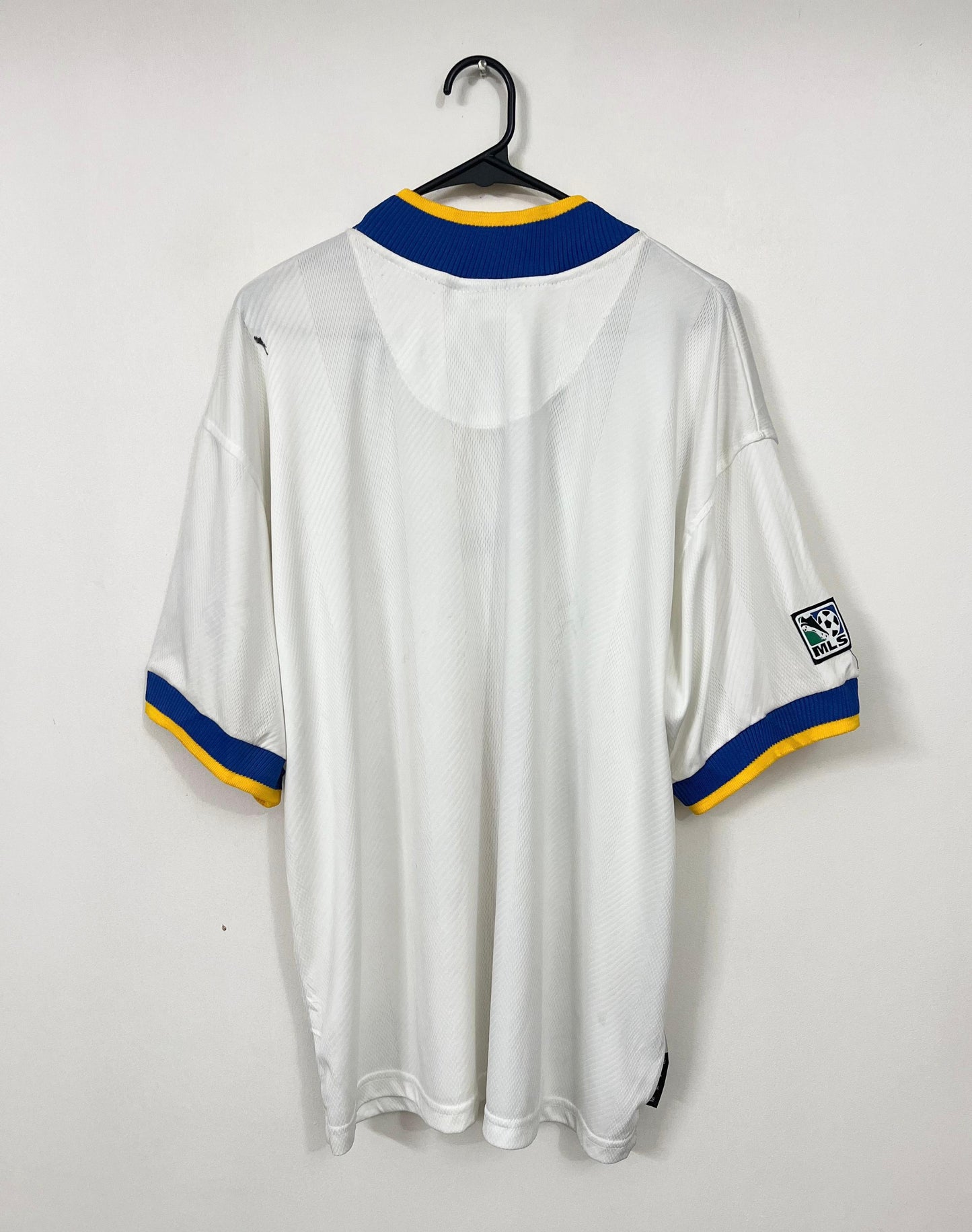 Miami fusion 1999 away football shirt, L size